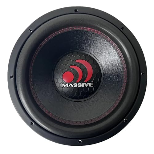 Image of Massive Audio GTX124H | 12 inch 800 Watts RMS | 1600w MAX Dual 4 Ohm Subwoofer for Controlled deep bass