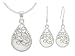 Produktbild Goldwinter Damen - 925 Sterling-Silber Sterling-Silber 925 Tropfenschliff weiß Pierre de lune