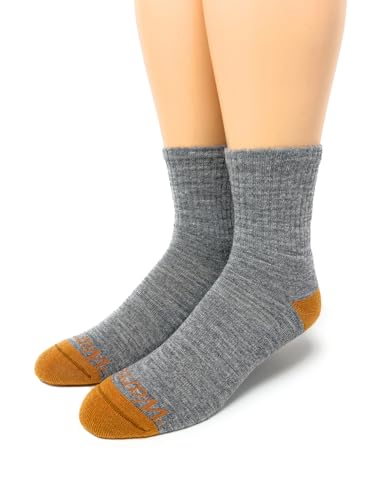 Image of Warrior Alpaca Socks - Comfort Cushioned Retro Solid Quarter Crew for Adults - Unisex