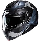 HJC HELMETS(エイチジェイシーヘルメット) バイク用 ヘルメットシステム フルフェイス オープンフェイス サンバイザー内蔵 ベンチレーション 内装着脱 インカムビルトイン対応 SMART HJC i91 カースト HJH272 BLACK(MC5SF) S (55-56cm)