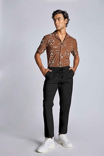 Image of FTX Men Solid Cotton Regular Fit Multicolor Track Pant