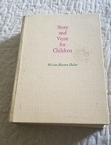 Story and Verse for Children B001AU6PDK Book Cover
