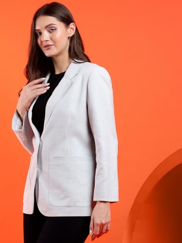 Image of KOTTY Womens Cotton Blend Standard Length Elegant Style Coat - Classic Style with Modern Detailing