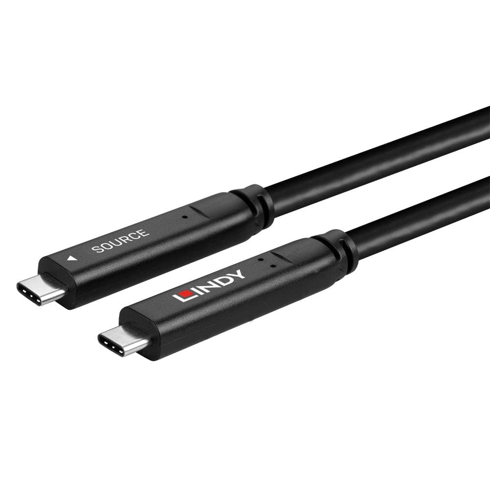 LINDY Cavo ibrido USB 3.2 Gen 2 e DP 1.4 Tipo C, 10 m