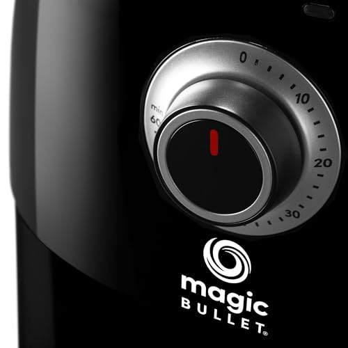 NutriBullet friggitrice ad aria, Friggitrice senza Olio, friggitrice ad aria calda, air fryer, potenza 1300 W, capacità da 2.5l, Nera, MBA021B - Immagine 3
