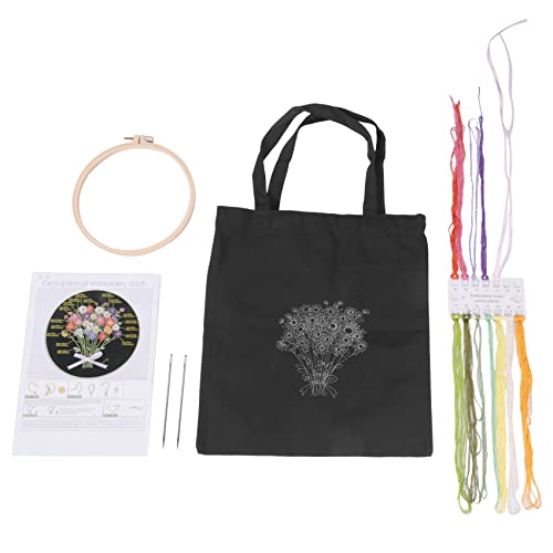 Dropfree Kit de DéMarrage de Broderie pour DéButants avec 1 Sac F...
