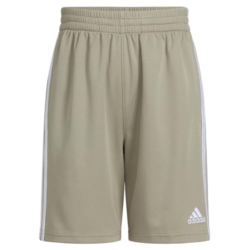 adidas Boys' Active Sports Athletic Shorts, Light Grey
