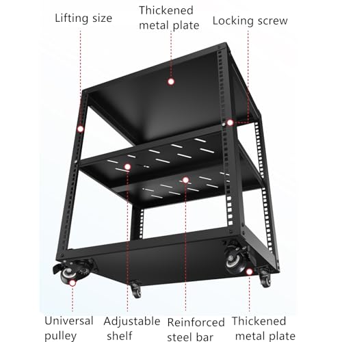 Support multimédia AV de salon avec meuble rack audio intégré - 3