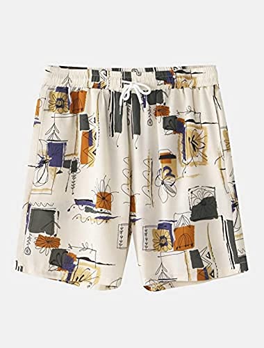 Image of Men's Poly Lycra Digital Printed Shirts with Pajama Shorts Night Suit Set
