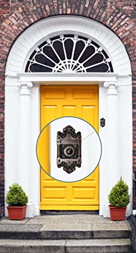 Akatva Door Bell Button – Bell Push Button – Doorbell Chime Wired - Doorbell Button Wired – Door Bell Ringer Button – Doorbell Button Replacement – Wired Doorbell Button - Oil Rubbed Bronze Finish #TOP2