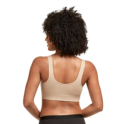 Hanes Womens Get Cozy Pullover Comfortflex Fit Wirefree Mhg196 Bras, Nude, 3X-Large Us #TOP2