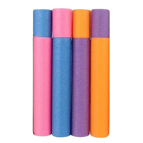 4-Pack Water Blaster Soaker Guns Set,Squirt Guns,Squirt Guns for Kids,Pool Squirt Toys,Pool Water Gun,Ranges up to 40 feet,Outdoor Water Toys for Kids (4-Pack Cylinder Water Guns)