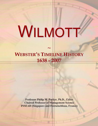  Wilmott: Webster\'s Timeline History, 1638 - 2007