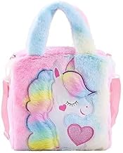 Taufa Villa Unicorn Toddler Bag Princess Cute Crossbody Handbags Gift for Girls (Pink-Multi)