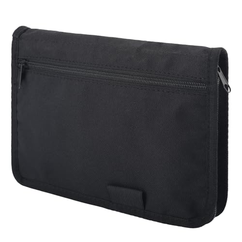 Car Registration and Insurance Holder,Glove Box Compartment Organizer,Zipped Design Owner Manual Case,Multi-Pocket Paperwork Glove Bag,Soft Document Organizer for Car Insurance License Cards Driver
