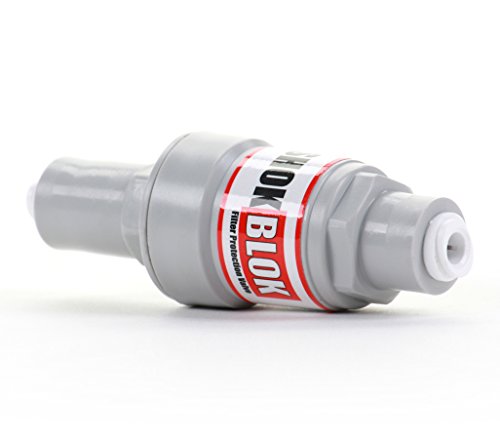 Shok Blok SB-FPV-60 Water Filter Pressure Regulator Protection Valve for RO & Filter Systems - 1/4\" QC Ports, 60 PSI - Thumbnail 3