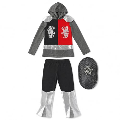 Morph Déguisement Chevalier Enfant, Costume Médiéval, Idéal pour Carnaval et Fêtes à Thème, S