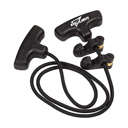EXCALIBUR Rope Cocking Aid - Archery Hunting Durable Versatile Double T-Handle Crossbow Cocking Device, Unassembled