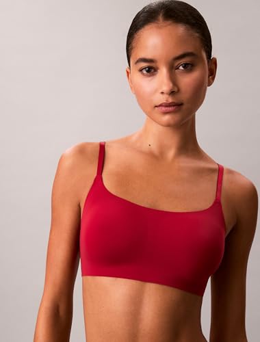Image of Calvin Klein Women's Invisibles Comfort Seamless Adjustable Skinny Strap Bralette Bra