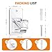 Universal Curtain Rod Holders, No Drill Curtain Rod Brackets, Self Adhesive Curtain Rod Brackets Up to 30 LB, Nail Free Curtain Rod Hooks for Bathroom, Bedroom, Livingroom, Kitchen (8PC, Transparent)