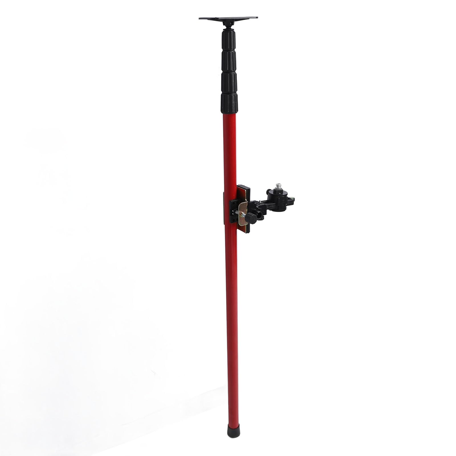 Marhynchus Poste de Nivel Láser, Varilla de Montaje Telescópica de 120 Cm a 400 Cm Ajustable con Estabilizador Universal de Interfaz de 6 Mm y 15,2 Mm, para Poste de Nivel de Láser de