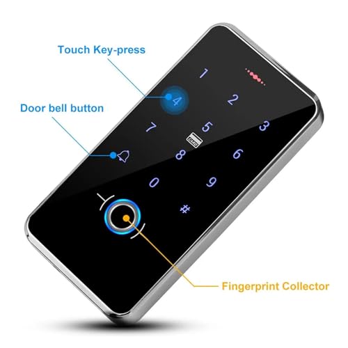 Serrure connectée oubli de clé réglé par clavier biométrique étanche IP68 - 5