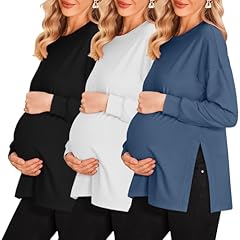 3pcs- Black + White + Blue