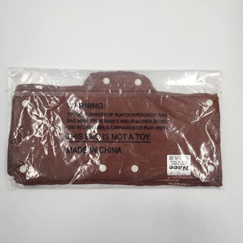 Naee Brown Sweatband For Hard Hat Washable Velvet Terry Cotton Hard Hat Liner Snap On (3, Brown) #TOP6