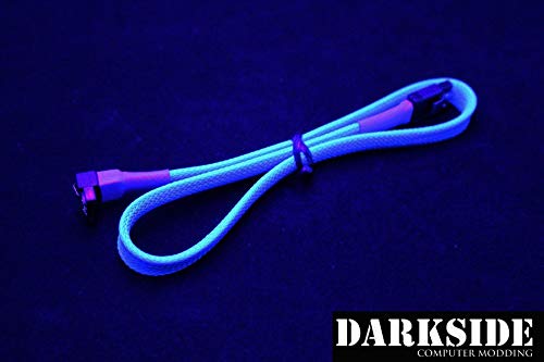 Cable de Datos SATA 3.0 45cm 180° a 90° Azul miniatura 3
