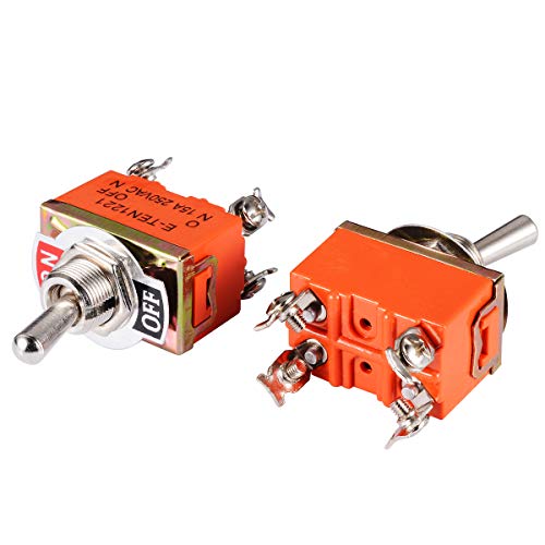 Interrupteur moteur en panne ? Remplacez avec ce lot DPST 15A 4 bornes à vis