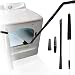 Dryer Cleaning Kit - Generic Vacuum Hose Attachment Flexible and 28 inch Flexible Dryer Vent Cleaning Brush and Refrigerator Coil Brush. Fits vacuum hoses 1 1/4 inches or less -by Mountain Trades