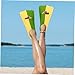 Toyvian Silicone Snorkeling and Diving Flippers Short Adjustable Flippers Lightweight Swim Gear for Adults and Youth for Pool and Ocean Use