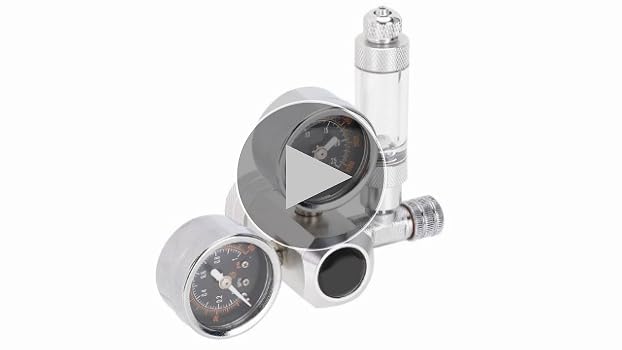 Amazon | CO2レギュレーター 水槽用、ステンレス鋼+アルミ合金