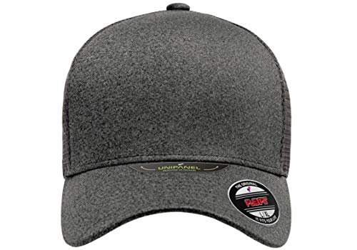 Flexfit Unisex Adult Flexfit Melange Unipanel Trucker Cap, Dark Grey, Large-X-Large Us #TOP1