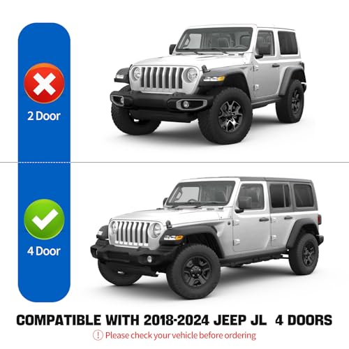 Estribos laterales de acero para Jeep Wrangler JL miniatura 6