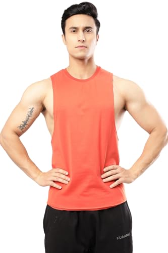 Image of FUAARK Men's Cotton Sleeveless Tank Tops Gym Vest for Mens
