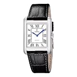 Festina Reloj de vestir de acero inoxidable para hombre, color gris en el cuadrado, 30 mm, F20771-1