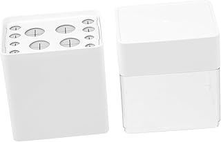 Vaguelly Dust Makeup Brushes Organizer with L...