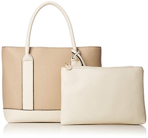 cache cacheカシュカシュパーテーションフェイクレザートートバッグ010066240