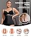 Lover-Beauty Waist Trainer for Women Latex Underbust Waist Cincher Corset, Tummy Control Corset Sport Girder Hourglass Body Shaper, 4XL, Black