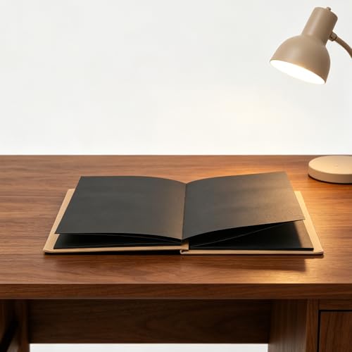 BESPORTBLE Hardcover Accordion Foldable Scrapbook Album 11x8 Inch Kraft Paper Photo Album Memory Book with Flexible Accordion Style and Large Capacity for Family Gathering or School Event - Image 7