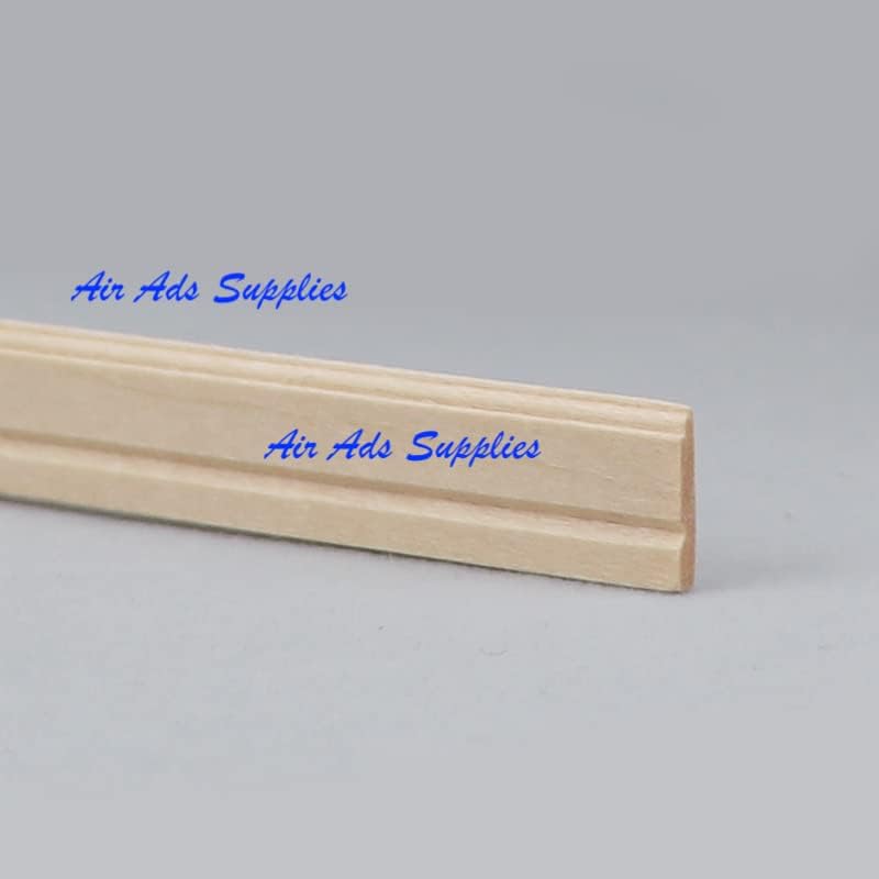 Miniatura 5 de 112 Escala casa de muñecas en miniatura acabado de madera Moldura de madera L11.8 W0.5lote 10 piezas