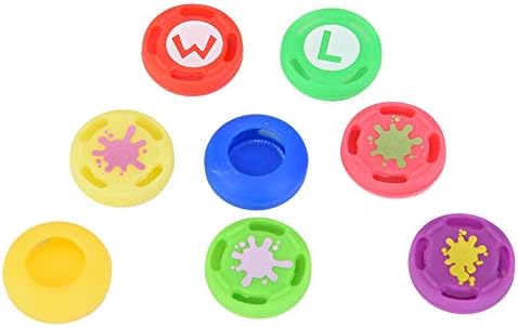Switch Thumb Grip, Analog Silicone Thumb Stick Grips Cap, 8PCS Replacement Thumb Grip Caps, Silicone Cap Joystick Thumb Grip Protect Cover for Switch PRO