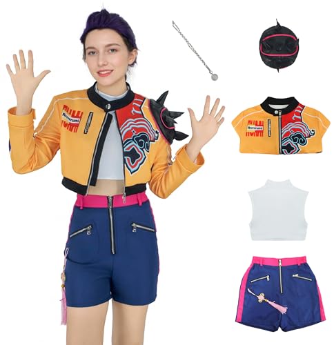 Fashionjoy Women Anime Singer Cosplay Costume Halloween Performance Deluxe Suit L