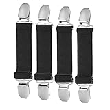 Taicols 4 Pack Clips Ajustables para Sábanas, Juego De Correas Elásticas para Colchones Y Cojines De Sofá, Sujeción...