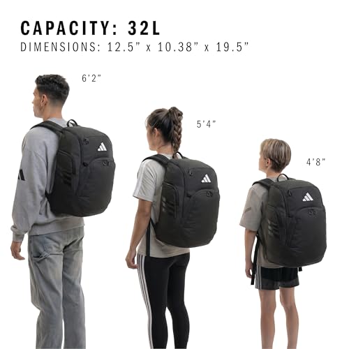 Image of adidas Select Basketball Backpack for Practice, Gym and Travel, 32L