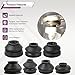 7x2 Sizes Car Ball Joint Dust Cover Head Boots Replacement Tie Pull Rod Ends Rubber Joint Kit Track Dust Protection Suspension Parts Accessories for Vehicles (Model-2)