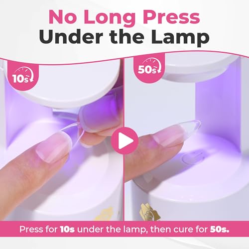 Image of UNA GELLA Solid Gel Nail Glue 25g - U V /LED Lamp Cured Nail Glue for Nail Tips, Long Lasting Hold, Easy to Buff and Soak Off, for Acrylic Nails Extensions, Not for Press-On Nails