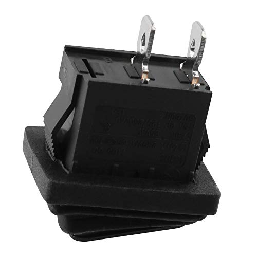 Axlizer Waterproof Rocker Toggle Switch Waterproof Rocker Switch, Black #TOP2