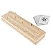 Wood Cribbage Board Game Set- Complete Set With Playing Cards, Pegs, Wood Board and Storage Area for Adults and Kids, Boys and Girls by Hey! Play!